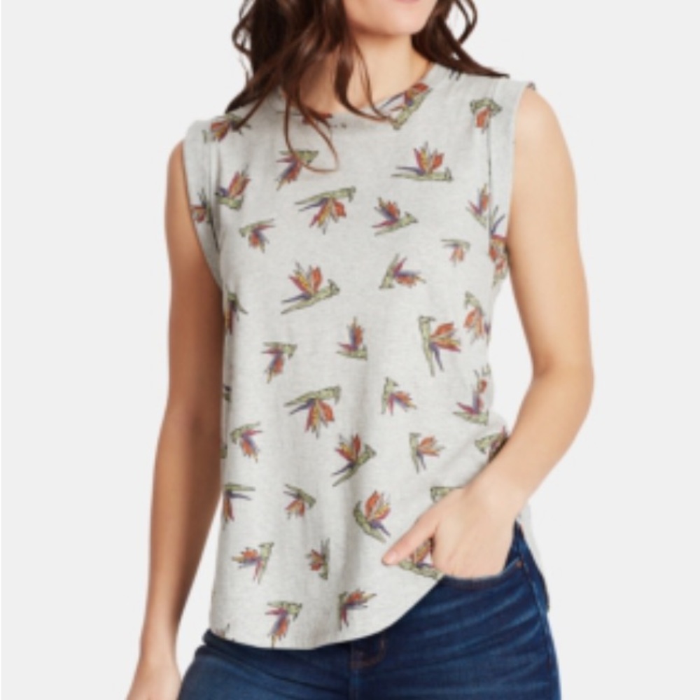 Bird of Paradise Print Top